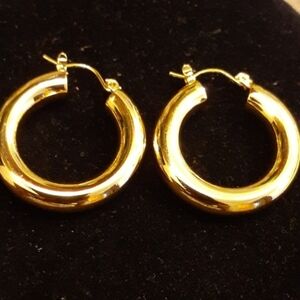 14kt Gold Filled S925 Hoop Earrings Classic Design